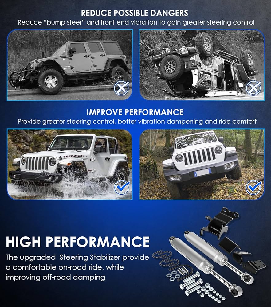 WRGB Ⅱ 45 Rough Country 87304 Wrangler JL 2018-2025 Jeep w/ 2.5-8